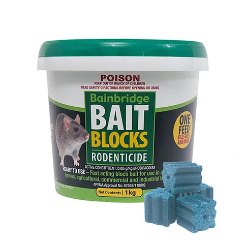 Rodent Bait Blocks 1kg