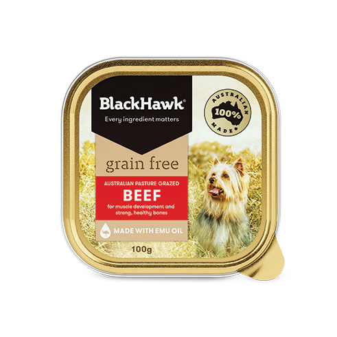 Black Hawk - Grain Free Wet Dog Food Tray Beef