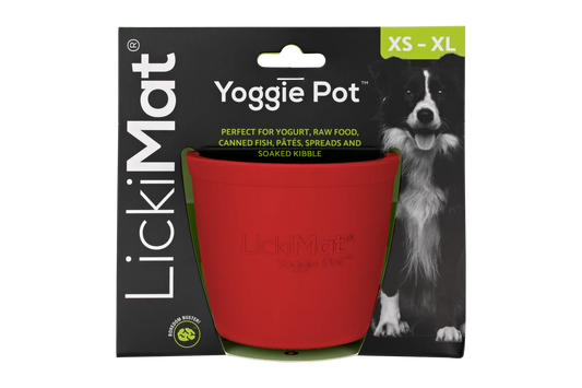 Lickimat Yoggie Pot Red