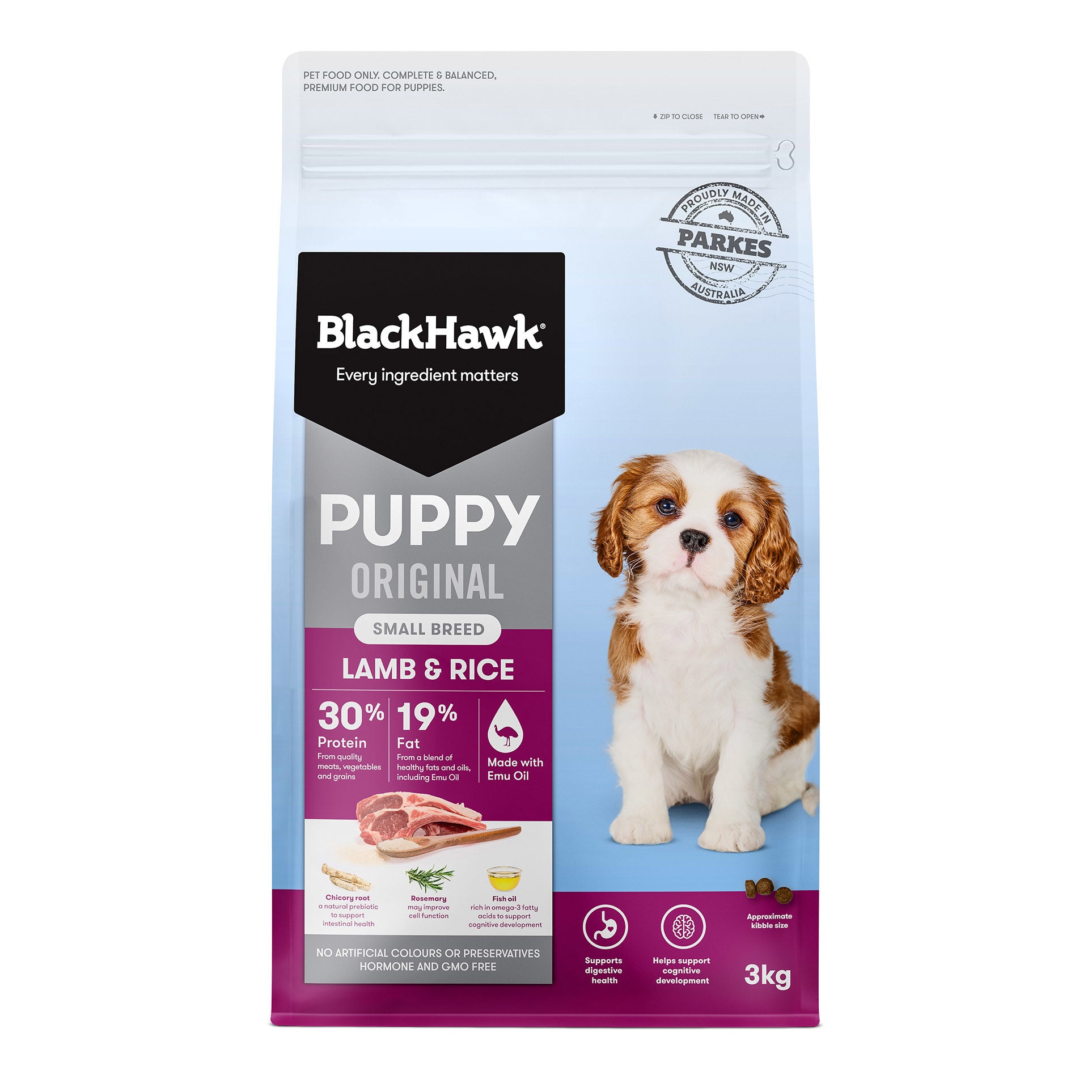 Black Hawk Puppy - Small Breed Lamb & Rice
