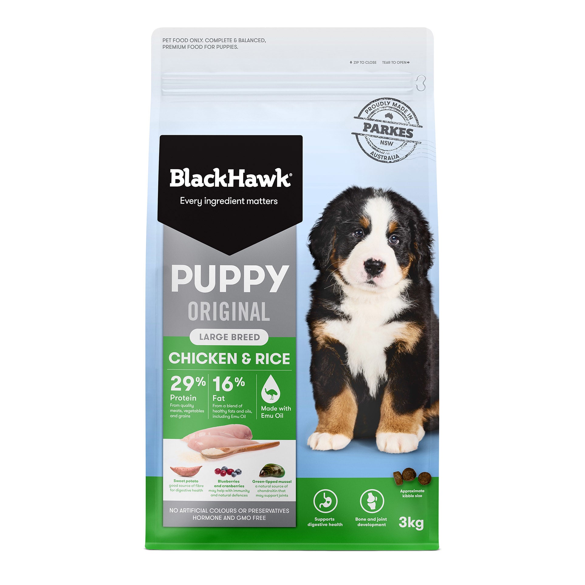 Black Hawk Puppy - Large Breed Chicken & Rice