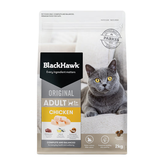 Black Hawk Chicken Dry Cat Food