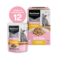 Load image into Gallery viewer, Black Hawk Kitten - Chicken in Gravy 85g 12 Pack
