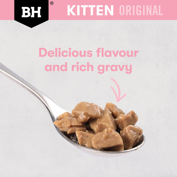 Black Hawk Kitten - Chicken in Gravy 85g 12 Pack