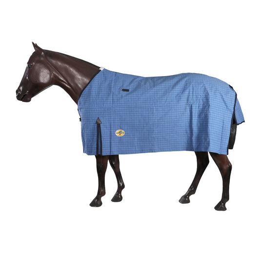 Horsemaster Ripstop Canvas Unlined Rug - Blue/Blue 6'3"