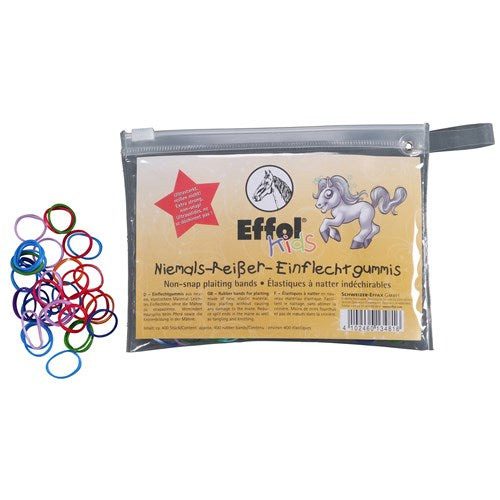 Kids Non-snap Plaiting Bands (Assorted Colours)