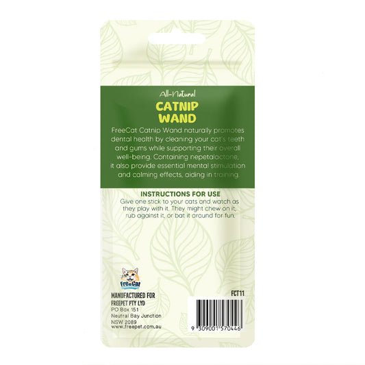 Freecat All-Natural Catnip Wand 6pcs