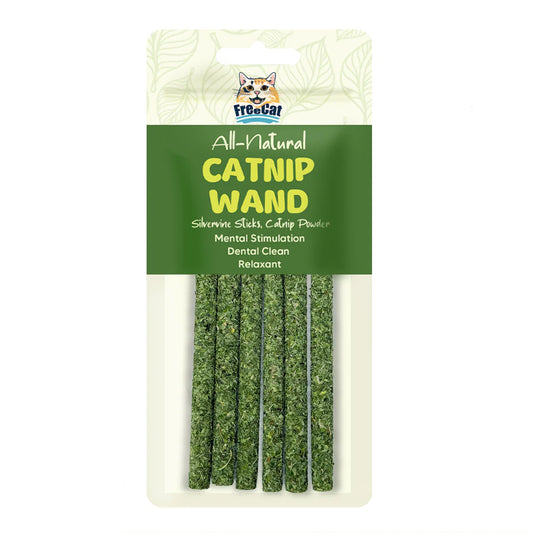 Freecat All-Natural Catnip Wand 6pcs