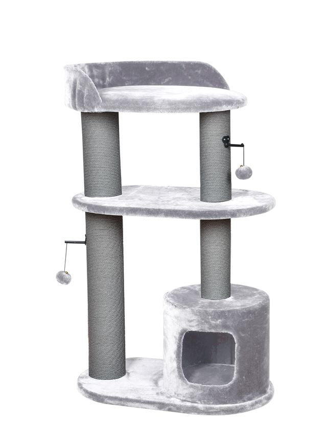 Cattitude Cat Scratch Post - Playground Paper Mache
