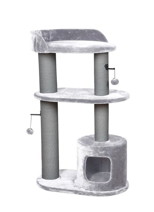 Cattitude Cat Scratch Post - Playground Paper Mache