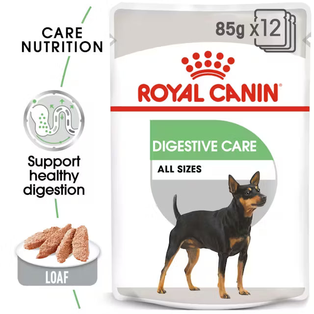 Royal Canin Digestive Care Loaf 12x85g Wet Dog Food