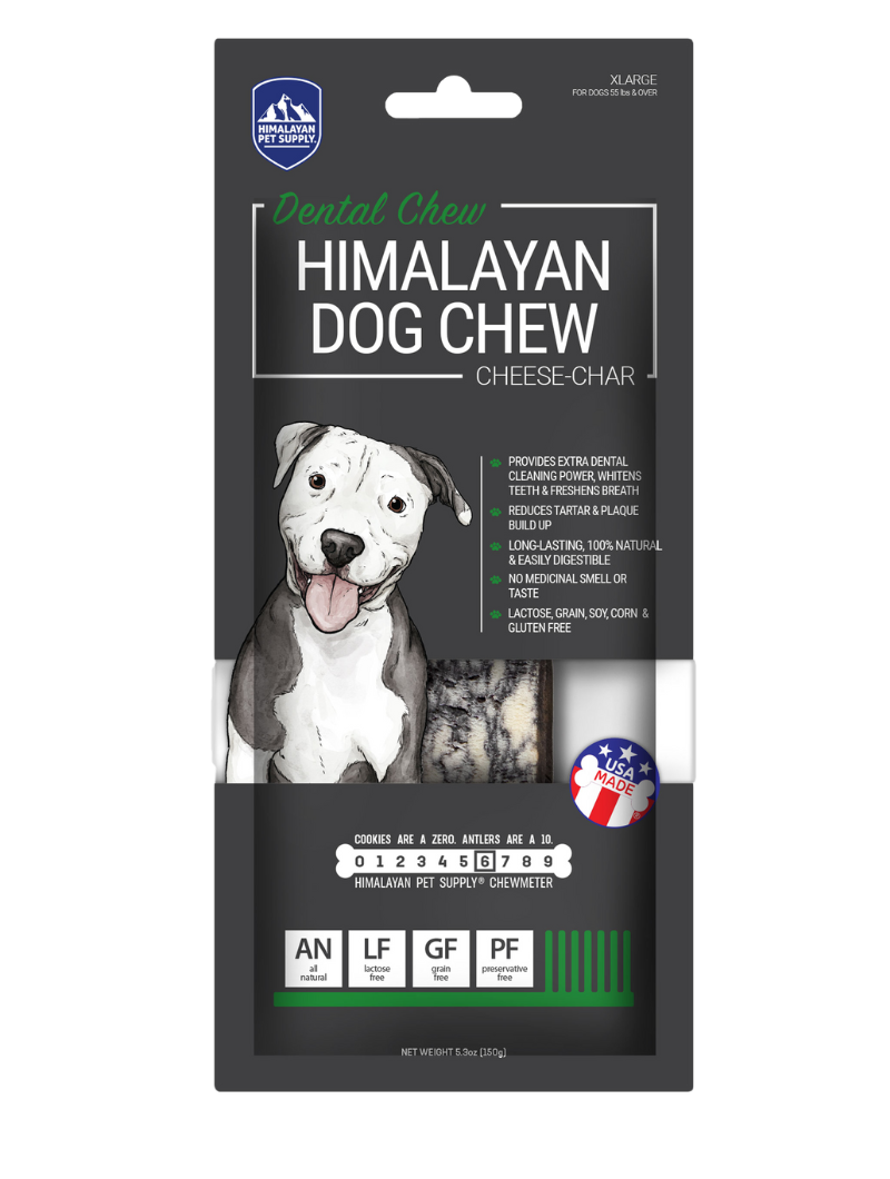 Himalayan Dog Chew Happy Teeth Cheese-Char