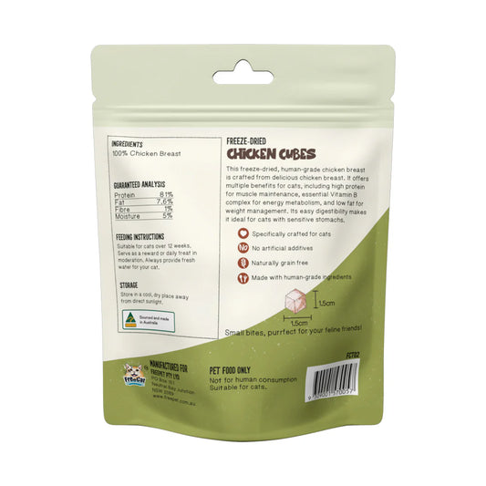 Freecat Freeze Dried Chicken Cube Cat Treats