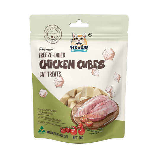 Freecat Freeze Dried Chicken Cube Cat Treats