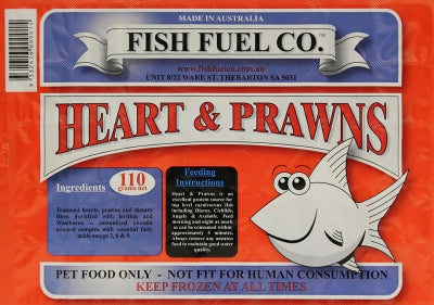 Fish Fuel Hearts & Prawns 110g