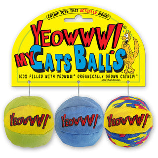 Yeowww- My Cats Balls (3pk)