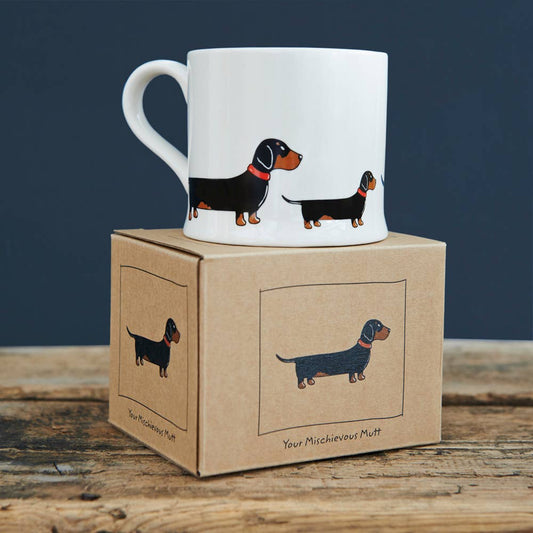 Mischievous Mutts Dog Mug - Dachshund / Sausage Dog