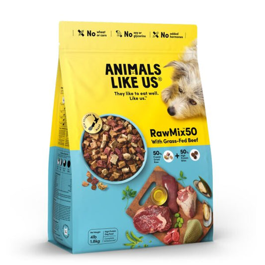 Animals Like Us RawMix50™ with Grass-Fed Beef 1.8kg