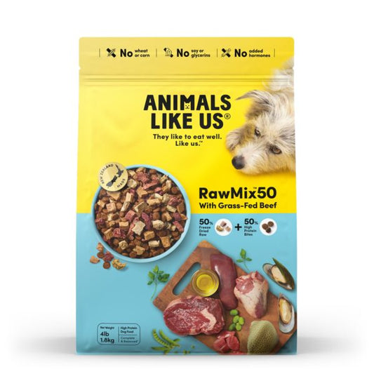 Animals Like Us RawMix50™ with Grass-Fed Beef 1.8kg
