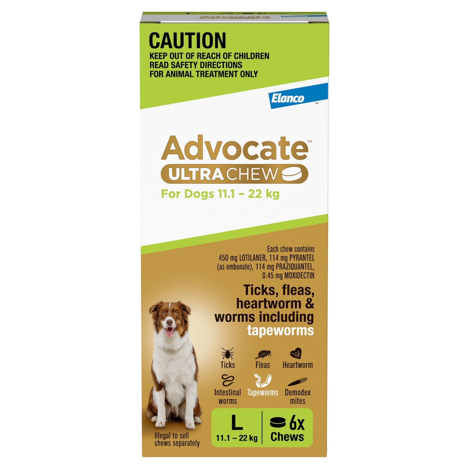 advocate-ultra-chew-large-breed-11-1-22kg-dog-flea-tick-worming - gallery_1