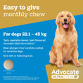 Load image into Gallery viewer, advocate-ultra-chew-extra-large-breed-22-1-45kg-dog-flea-tick-worming - gallery_8
