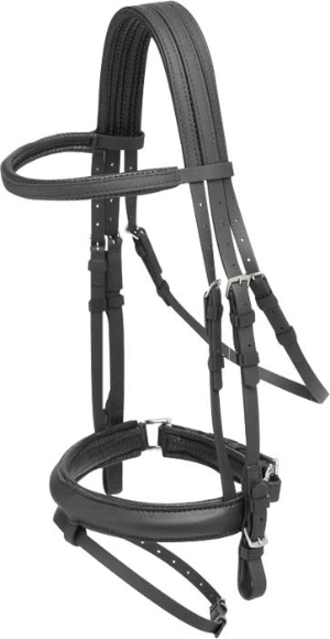 Dressage Bridle - Black Full Size