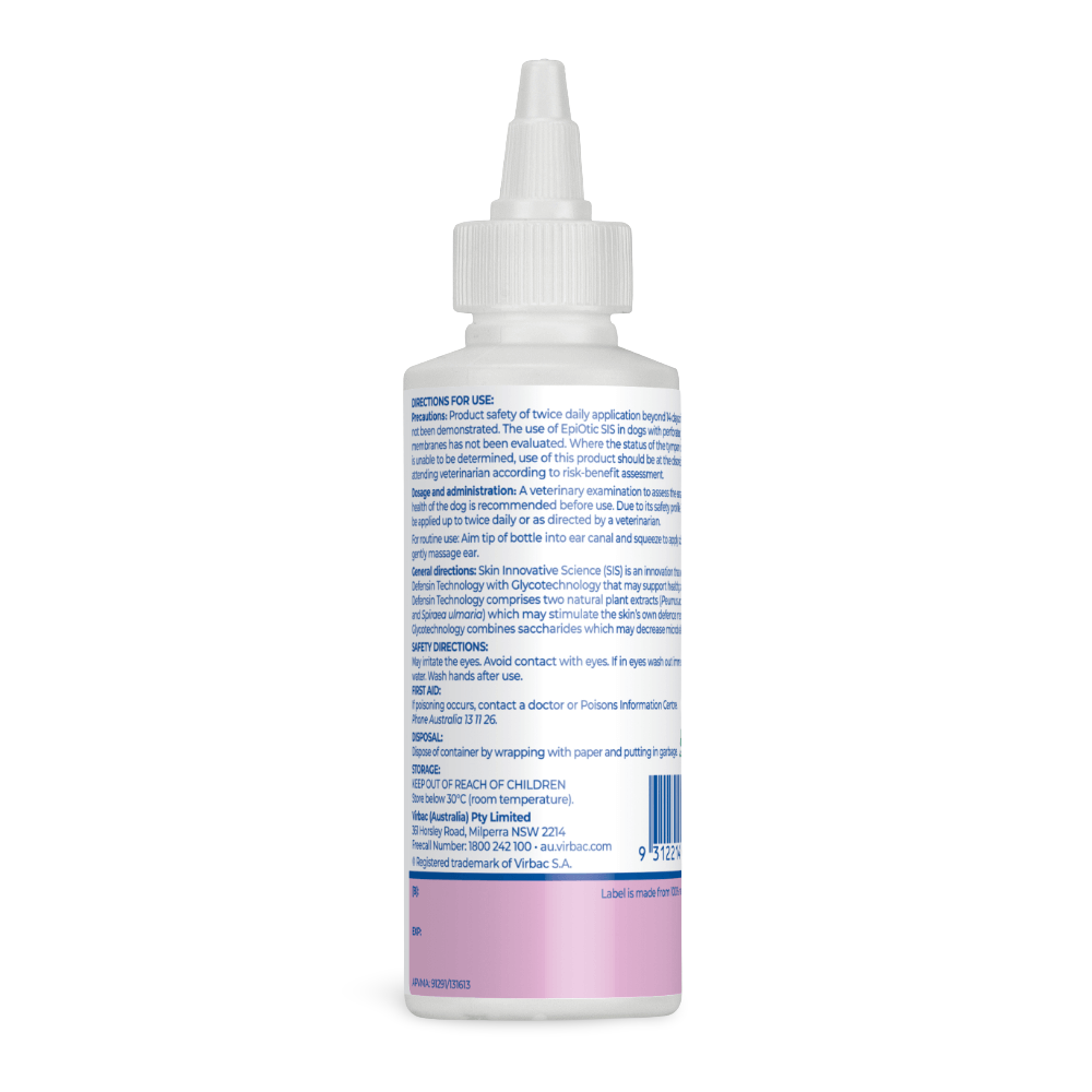 Virbac Epiotic SIS Ear Cleanser for Dogs