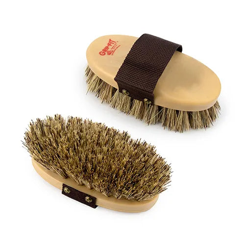 Grip-Fit Medium Stiff Brown Fibre Brush