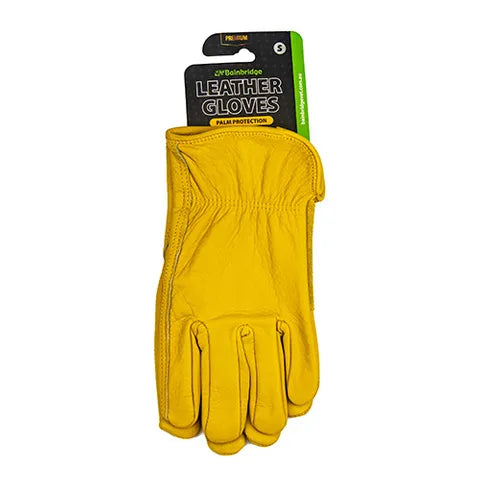 Leather Gloves with Palm Protection
