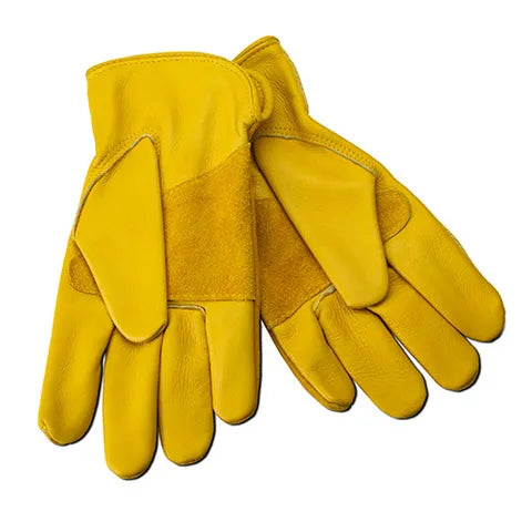 Leather Gloves Palm & Back Protection