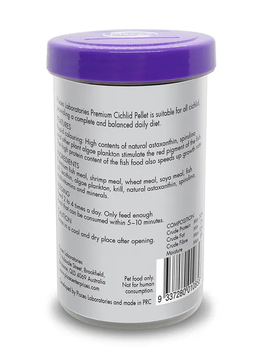 Pisces Aquatics Cichlid Pellet Large 70g