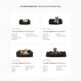Load image into Gallery viewer, EzyDog - 2in1 Ortho Smart Bed - breed size recommendations
