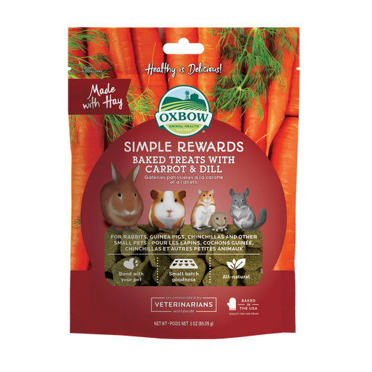 Oxbow - Simple Rewards Baked Treats with Carrot & Dill