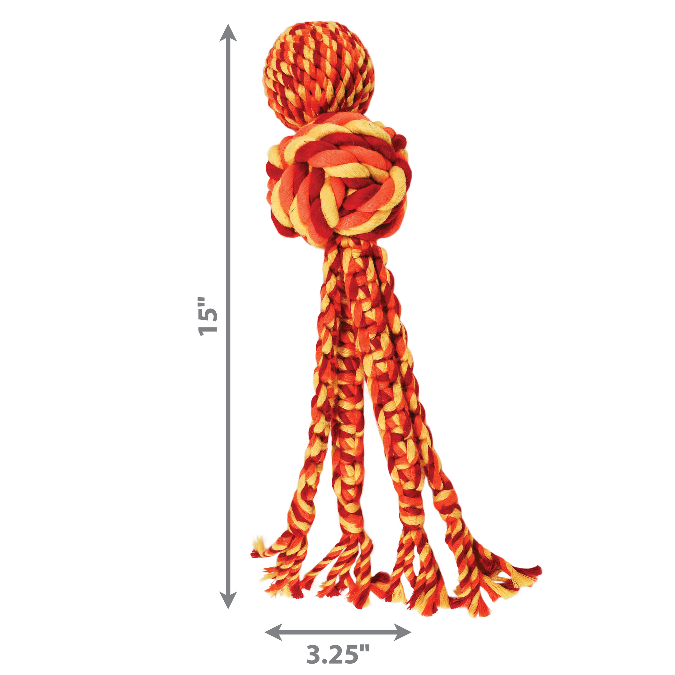 KONG Wubba Weaves w/Rope Assorted
