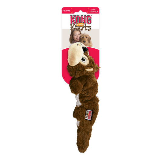 Kong Scrunch Knots Squirrel Medium/Large