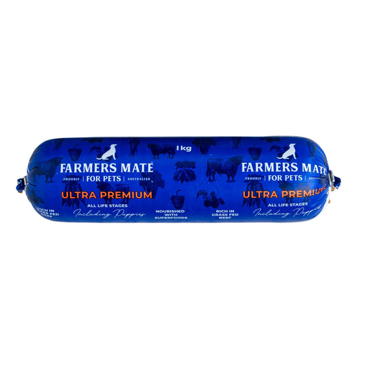 Farmers Mate - Ultra Premium Fresh Dog Food - 1kg roll