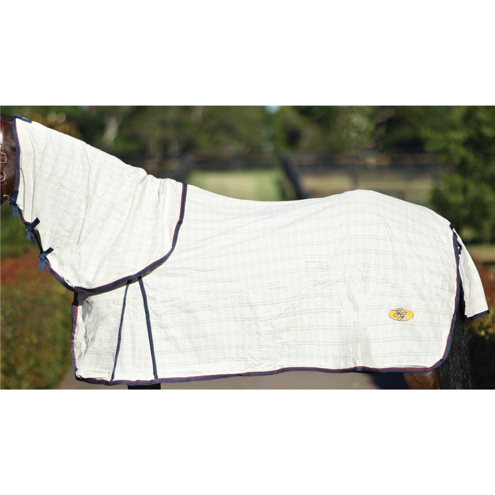 GG Australia - Heavy Tear-Stop Horse Rug Combo - side view showing neck rug and tail flap