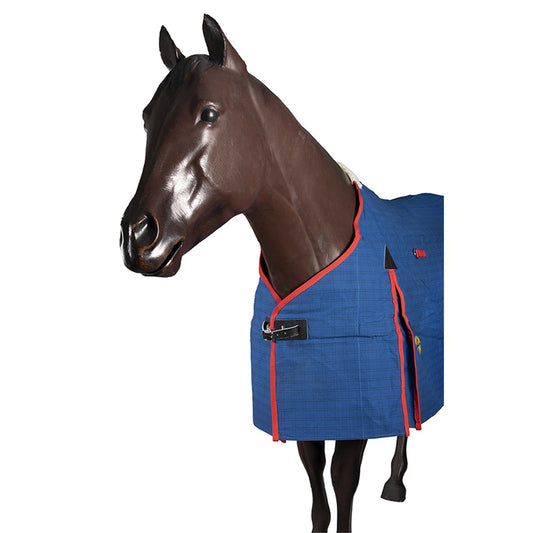 Horsemaster - Ripstop Canvas Rug w/Blanket Lining - front three-quarter view showing chest buckle