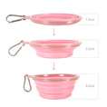 Load image into Gallery viewer, Ibiyaya - Quick Bite Collapsible Travel Bowl - Pink sizes
