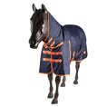 Load image into Gallery viewer, Kozy - 1200D Lite Rainsheet Combo - Navy/Orange - front three-quarter view
