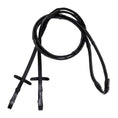 Load image into Gallery viewer, Lumiere Padded Nappa Leather Reins (Flat) - full pair of black reins
