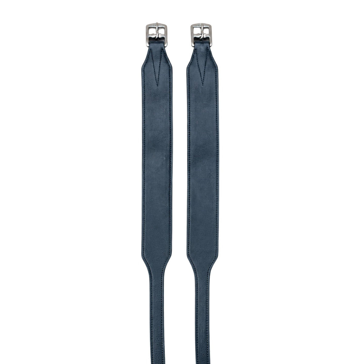 Lumiere Stirrup Leathers Jumping Stability (Standard 140cm) - pair of black leathers hanging straight