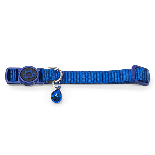 Bainbridge Nylon Cat Collar with Safety Buckle - Blue