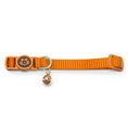 Load image into Gallery viewer, Bainbridge Nylon Cat Collar with Safety Buckle - Orange
