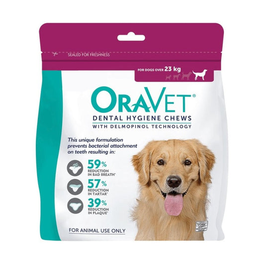 Oravet Large Dog Dental Chews 14 Pack