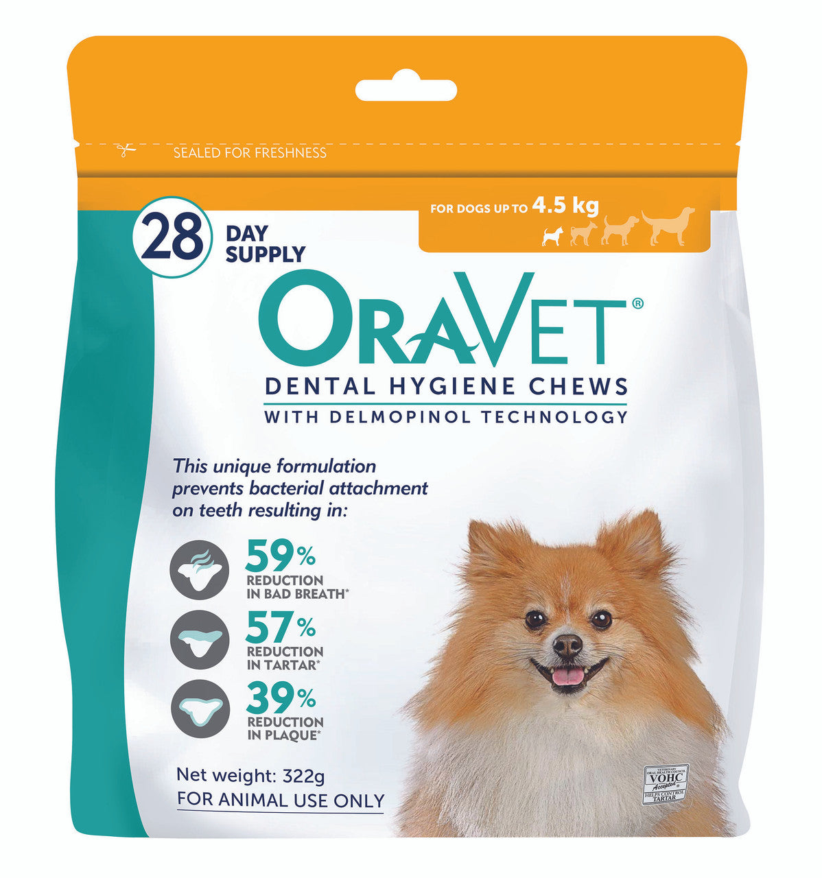 Oravet Extra Small Dog Dental Chews 28 Pack