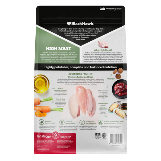 Black Hawk High Meat Australian Poultry Recipe