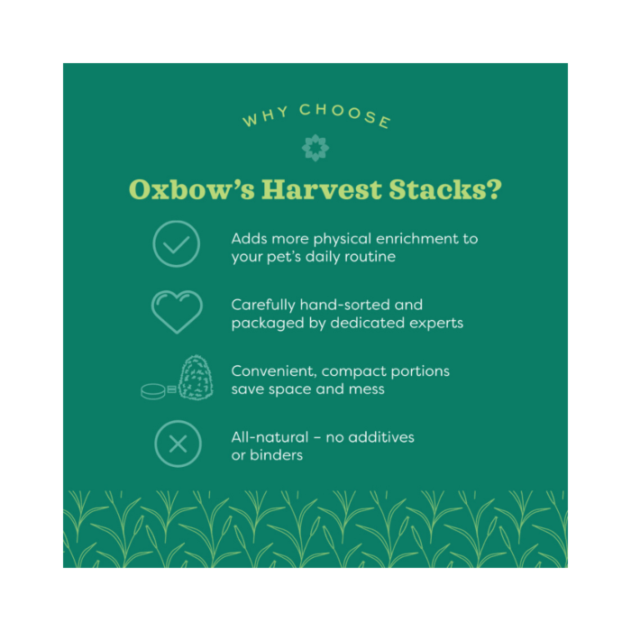 Oxbow Harvest Stacks - Western Timothy Hay with Carrot 1kg