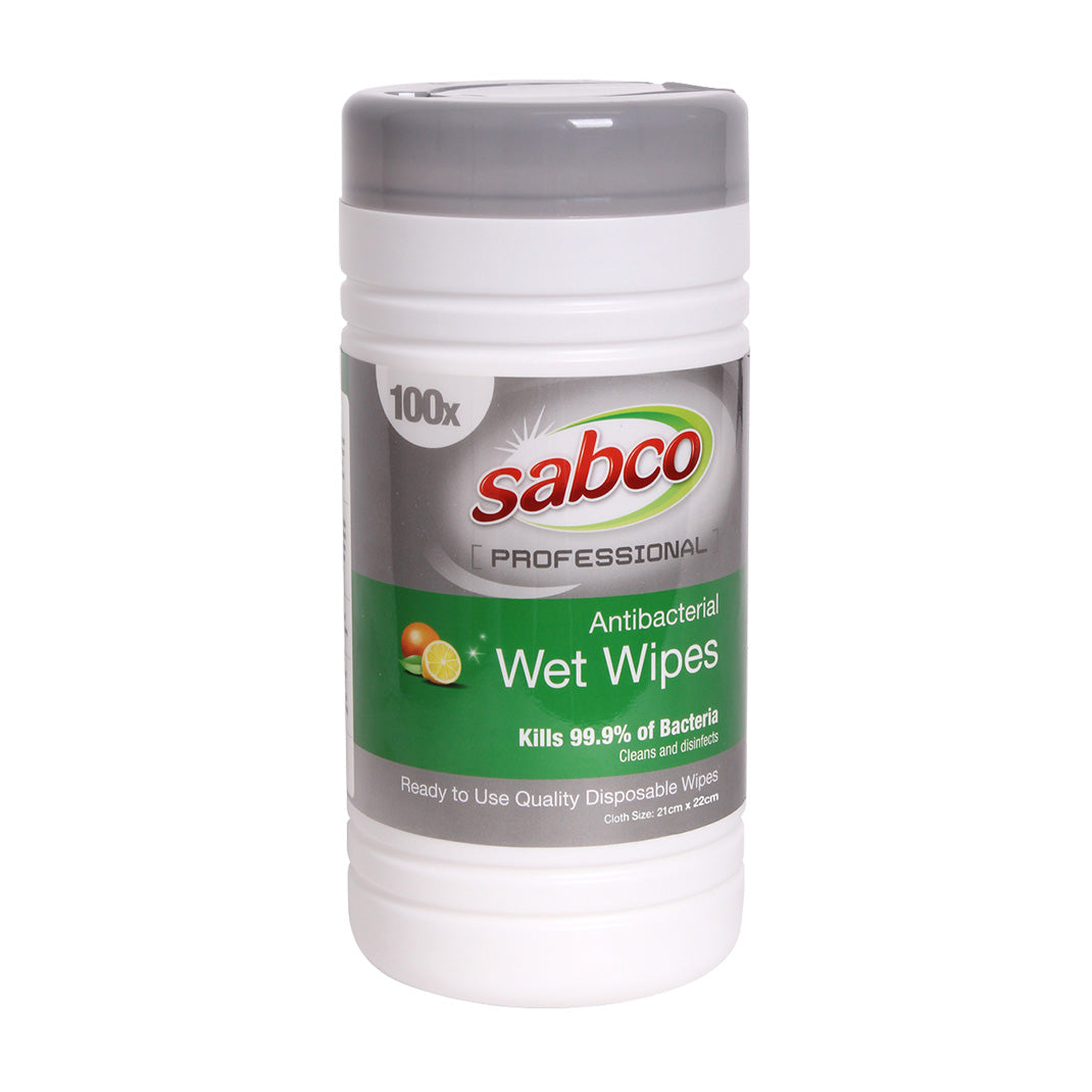 Sabco - Antibacterial Wet Wipes 100Pk