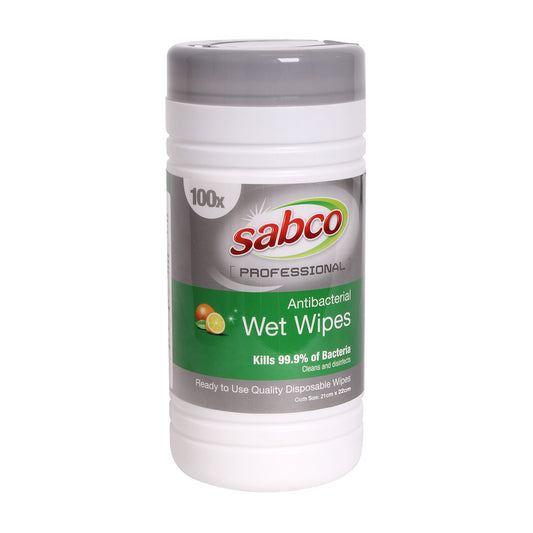 Sabco - Antibacterial Wet Wipes 100Pk